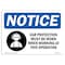 Signmission OSHA Notice Sign, NOTICE Ear Protection Must Be Worn, 24in X 18in Decal, 24" W, 18" H, Landscape OS-NS-D-1824-L-15551 - alternate 1